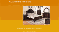 Desktop Screenshot of palaciohomefurniture.com