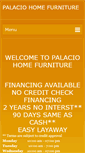 Mobile Screenshot of palaciohomefurniture.com